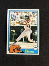 1981 Topps #560 Joe Morgan Baseball Card