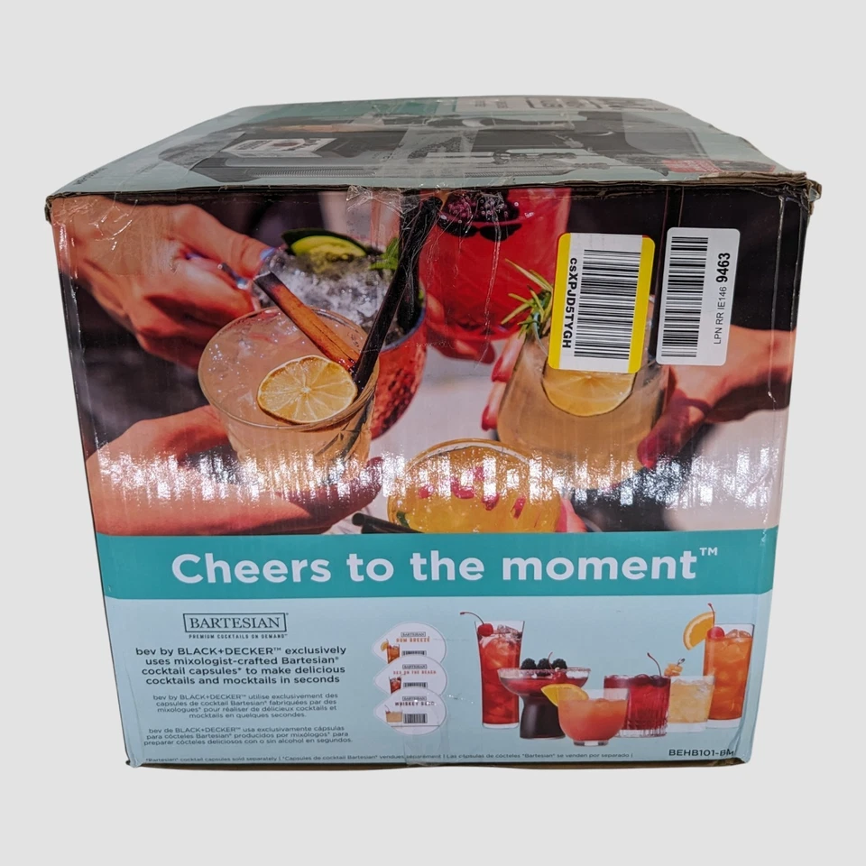 Bev by BLACK+DECKER Coctelera para Cápsulas Bartesianas - Sin probar Foto 2 de 4
