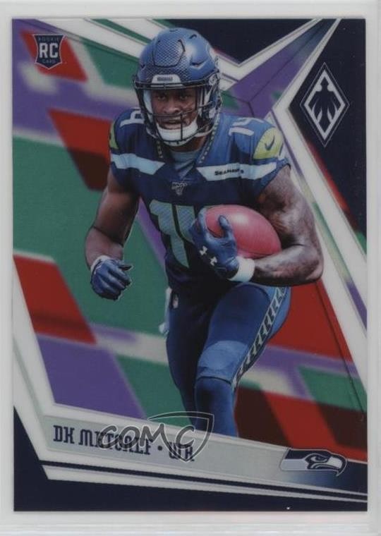 2019 Panini Phoenix Rookies Color Burst DK Metcalf #110 Rookie RC 1x9