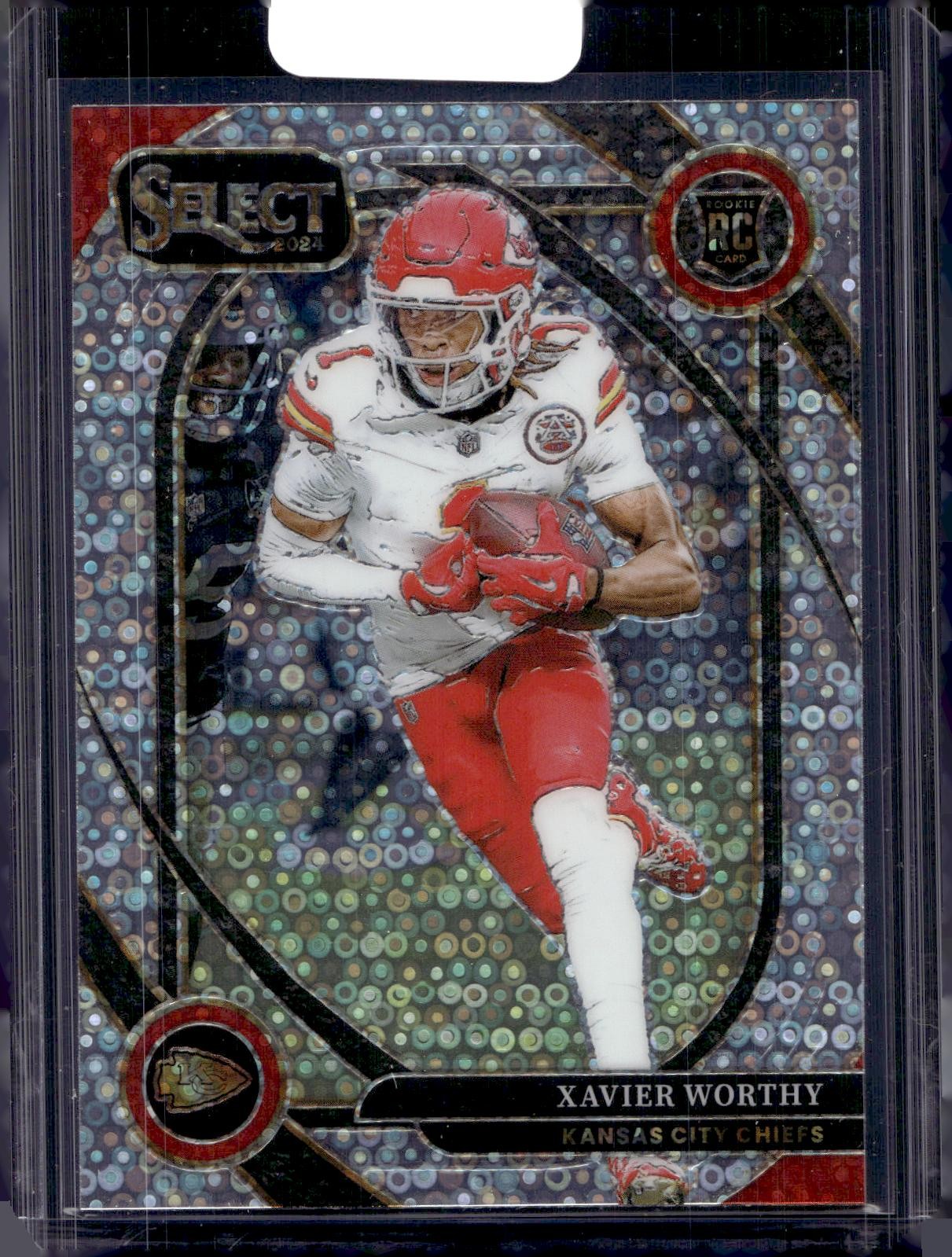 2024 Panini Select #224 Xavier Worthy Disco Prizm