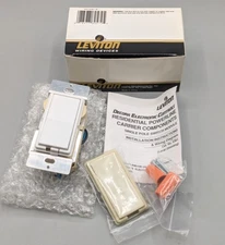 New Leviton Decora 6381-WI Single Pole Wall Switch Dimmer Module White/Ivory