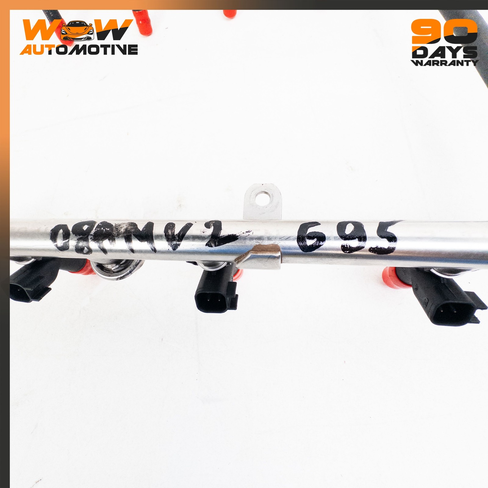 06-16 ASTON MARTIN V8 VANTAGE 4.3L FUEL INJECTION RAIL LINE INJECTOR ASSEMBLY OE
