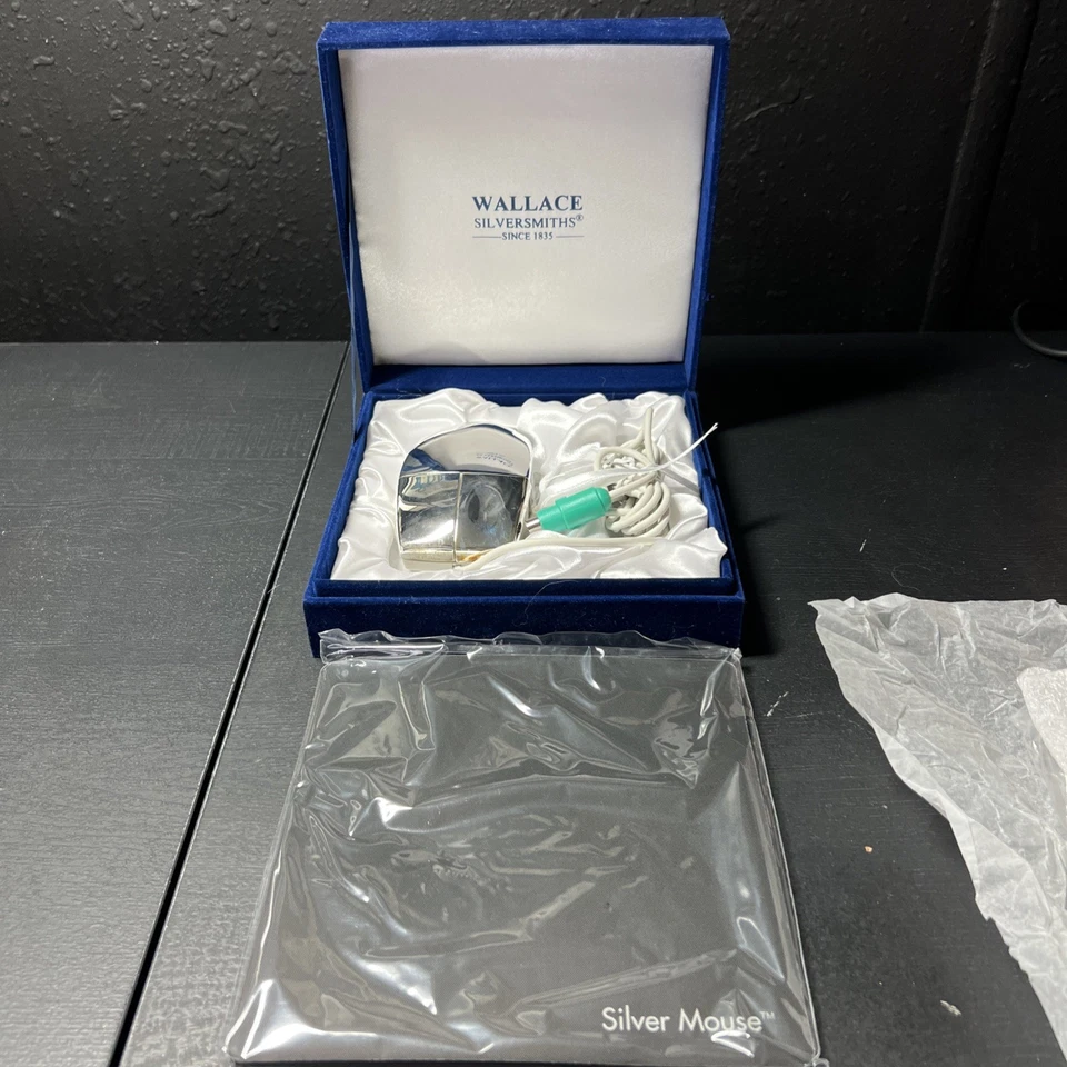 Wallace Silversmiths Silverplated Mouse With Mouse Pad  - Image 2 of 4