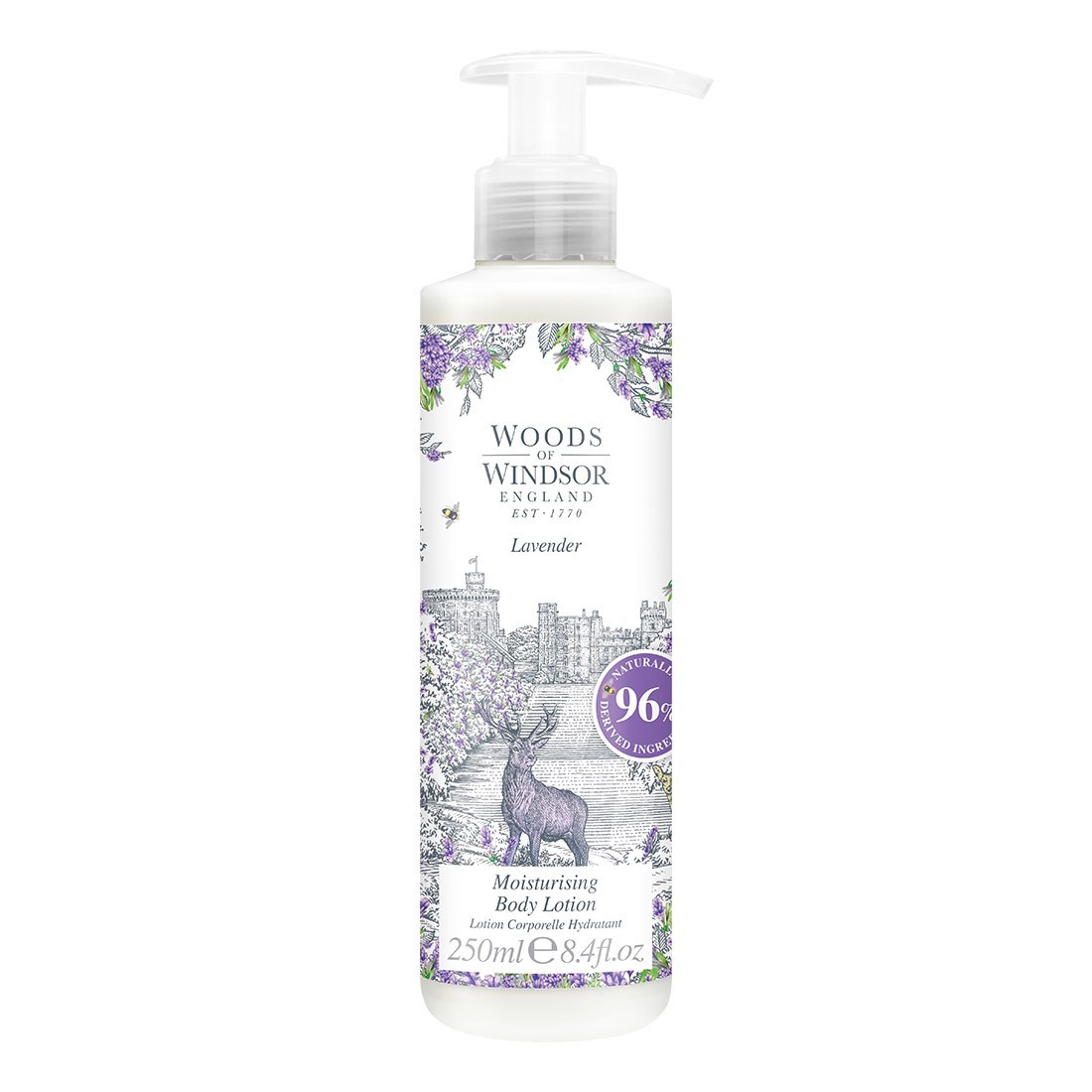 Woods Of Windsor Lavender Moisturising Body Lotion 250ml - Image 3