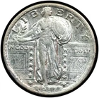 1917 Standing Liberty Type 2 AU Original