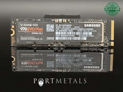 Samsung 970 EVO Plus 250GB NVMe SSD   M.2 2280