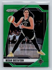 2024 Panini Prizm WNBA #78 Megan Gustafson Green Prizms