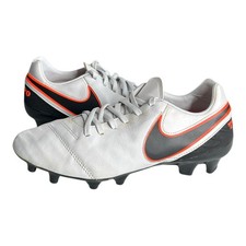 Nike Tiempo Mystic V FG Young Size 8 Soccer Cleats Futbol Platinum 819236-001
