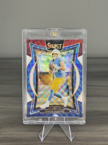 2024 Panini Select - Concourse Justin Herbert #41 Tri-Color Prizm /299