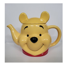 Disney Winnie the Pooh Hand Painted Glossy Ceramic Novelty Teapot