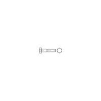 Iso 4014 Sechskant-Schaftschraube M6X65 Edelstahl A2 Blank 100 Stk