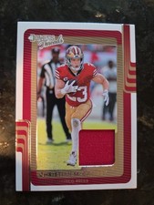 2025 Panini Donruss - Donruss Threads Christian McCaffrey #DTH-CMY (MEM)