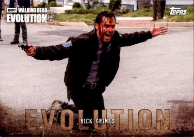 Rick Grimes 2017 Topps The Walking Dead Evolution Card #5