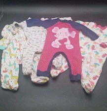 Lot Of 4 Baby Girl 6-9 Month Multicolor Clothing Items No Stains-Clean