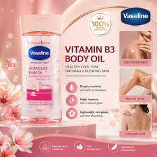 Vaseline Intensive Care Vitamin B3 Body Gel Oil 200ml Brighten, Nourish DrySkin