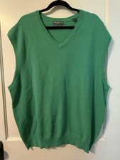 LYLE  SCOTT Scotland 100 Combed Cotton Waffle Knit Sweater Best Size XL