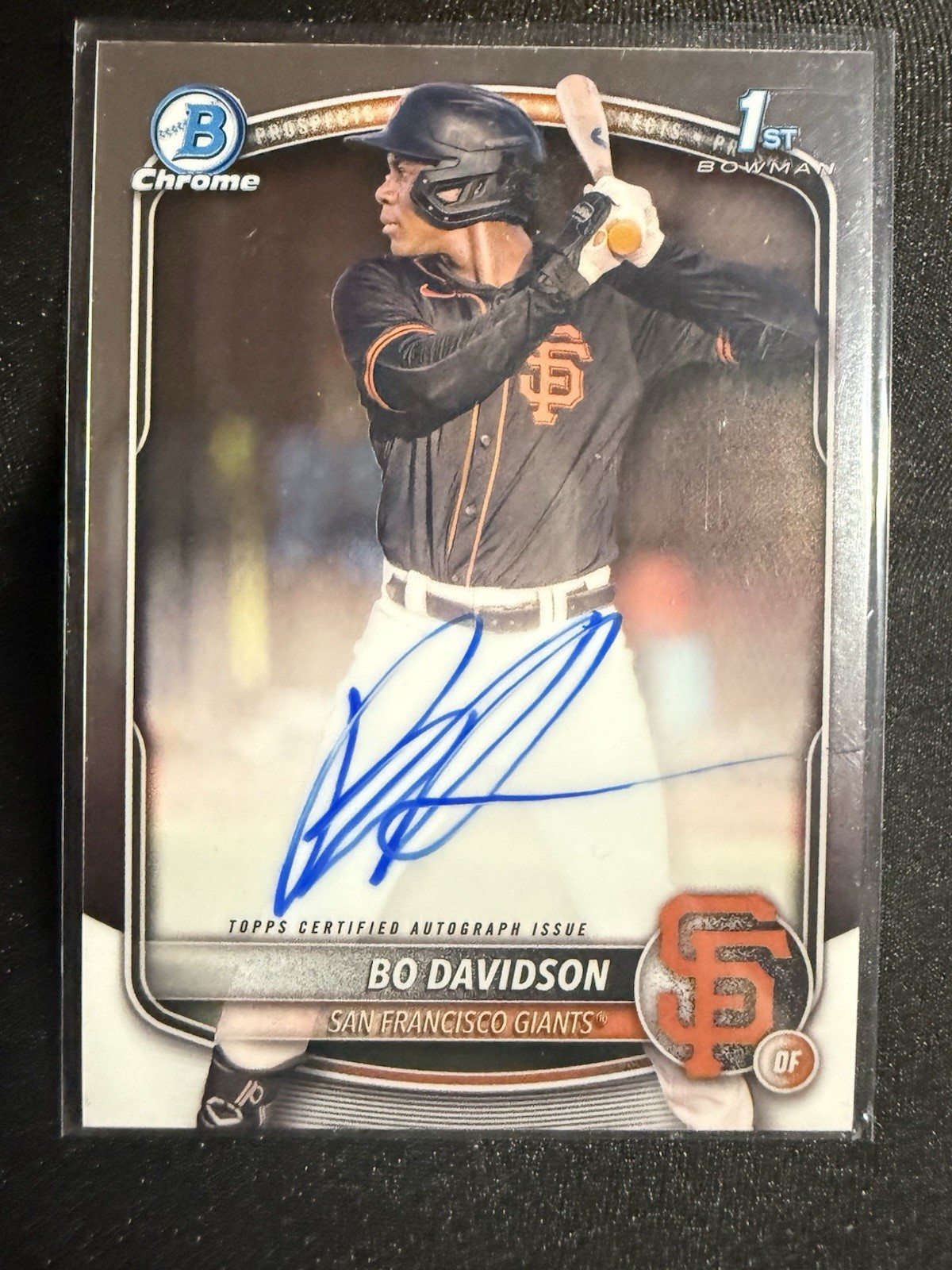 2025 Bowman Chrome Autographs Bo Davidson  #CPA-BD Refractor /499 (AU, RC)