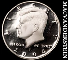 2004-S Kennedy Half Dollar- Lustrous Silver Choice Gem Proof  #i3323