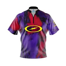 Custom Name Storm Identity Black Cherry Purple Bowling Jersey - Size S-5XL NEW