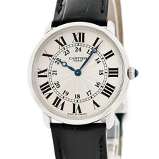 Cartier Rond Louis LM Rond Louis Cartier LM W1528051 Handwind Men's #HD154
