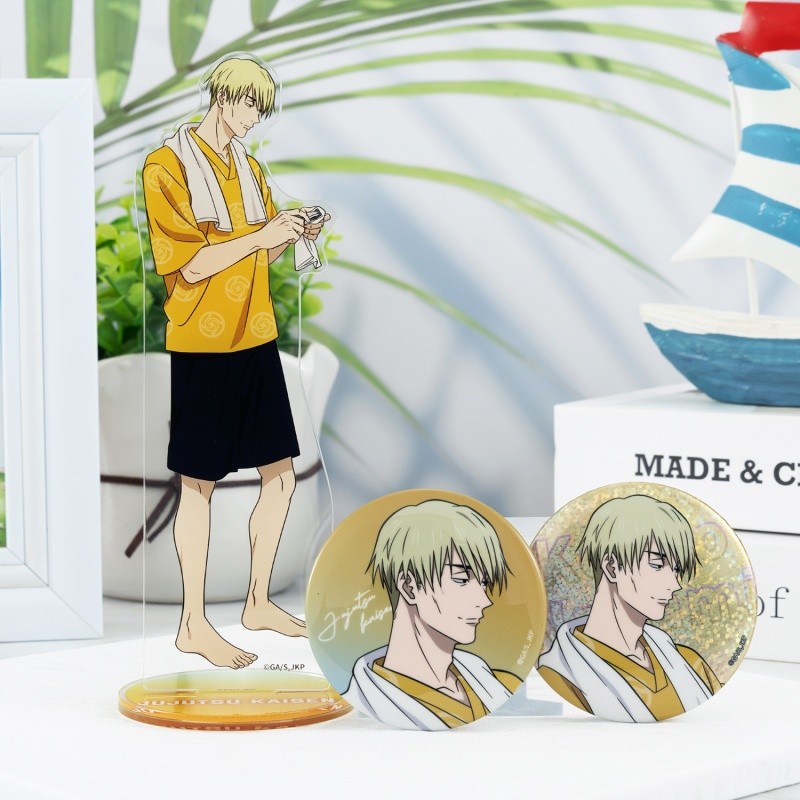 Nanami Kento Jujutsu Kaisen Escritorio Acrílico Soporte Figura Insignia Regalo 3 Piezas/Juego