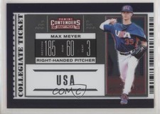 2019 Elite Extra Edition USA Collegiate National Team Tickets Max Meyer z7h
