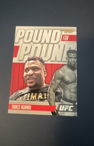 Francis Ngannou #PP7 2021 Panini Instant UFC Pound for Pound card