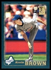 Kevin Brown 2001 Topps #645 Dodgers MLB READ FREE SHIPPING AutographDen