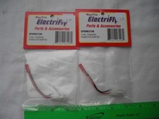 Lot of 2 ElectriFly GPMM3108, 2-Pin / Standard Connector Adapter,Cable,R/C Plane