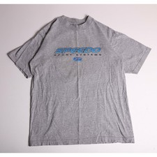 Vintage Rare Mint 1990s Gray Speedo Sport Systems Sport t-shirt size M