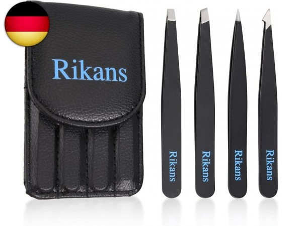 Pinzetten Set 4-Teilig - PräZisionspinzetten Set Aus Edelstahl - Profi-image