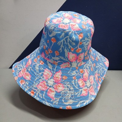 Lilly Pulitzer Reversible Sun Beach Hat Womens Multi Floral  display picture 1