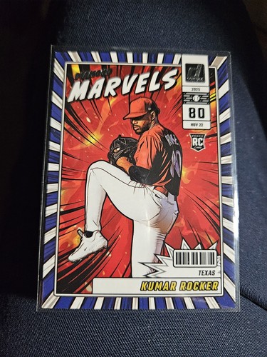 2025 Donruss Diamond Marvels # 15 Kumar Rocker RC Texas Rangers