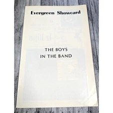 Evergreen Showcard The Boys In The Band Theatre Four 1968