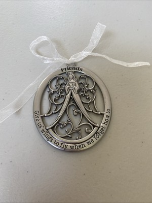 Friends Pendant  Give Us Wings To Fly When We Forget How To