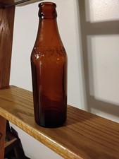 Vintage Certo Amber Glass Bottle "FOR 1/2 BOTTLE POUR TO HERE" Made In USA,