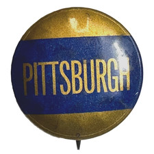 University of Pittsburgh c1950s Vintage 1.25