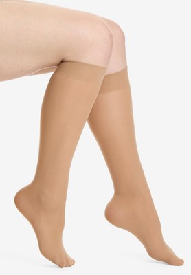 Comfort Choice Women's Plus Size 3-Pack Knee-High Compression Socks