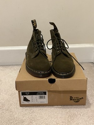 Dr. Martens Olive Repollo Calf Suede - Size 8 Mens, Size 9 Womens