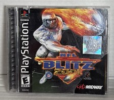 NFL Blitz 2001 PlayStation 1, 2000 Complete w Registration Card, CIB - Tested