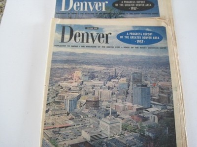 Denver Post Volumes I & II A Progress Report Of The Greater Denver Area 1957