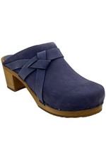 Sanita Women's Manuella Wood Clog Dove Blue