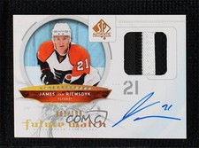 2009-10 SP Authentic Future Watch 2/100 James van Riemsdyk #206 Patch Auto 0u8p