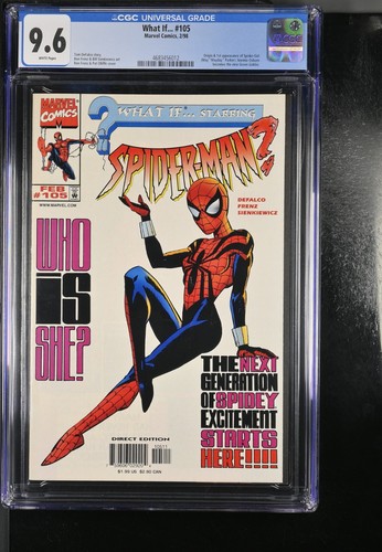 WHAT IF #105 CGC 9.6  WHITE PAGES   1ST APPEARANCE OF MAY PARKER, SPIDER-GIRL