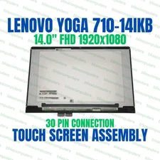 LCD Touch Screen Digitizer Display Assembly Bezel Lenovo Yoga 710-14IKB 80V4