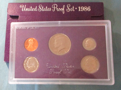 1986-S U.S. Proof Set - Original Packaging - Free Shipping