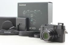  MINT in Box Fujifilm Fuji X10 12.0 MP Black Zoom Digital Camera From JAPAN