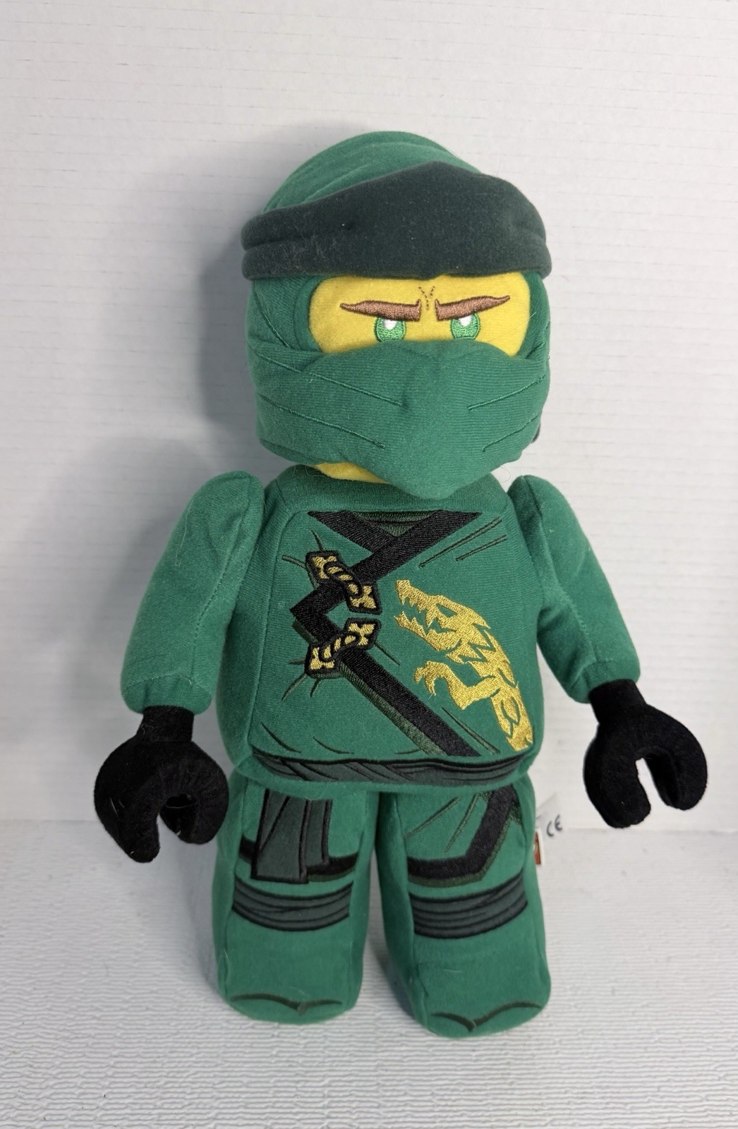 LEGO Green Ninjago Lloyd Ninja Warrior 13" Plush Stuffed Dol