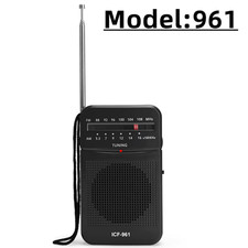 Mini Radio Portable Walkman Radios AM FM Portatil Hand Stereo Music Playe AAA Ba