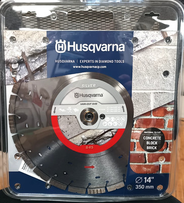 Husqvarna 534973120 Vari-Cut S45 14-inch Segmented Diamond Blade